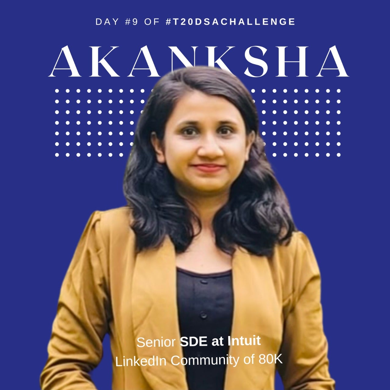 - 顔写真:アカンクシャ・ブフケ 顔写真Akanksha Buchke