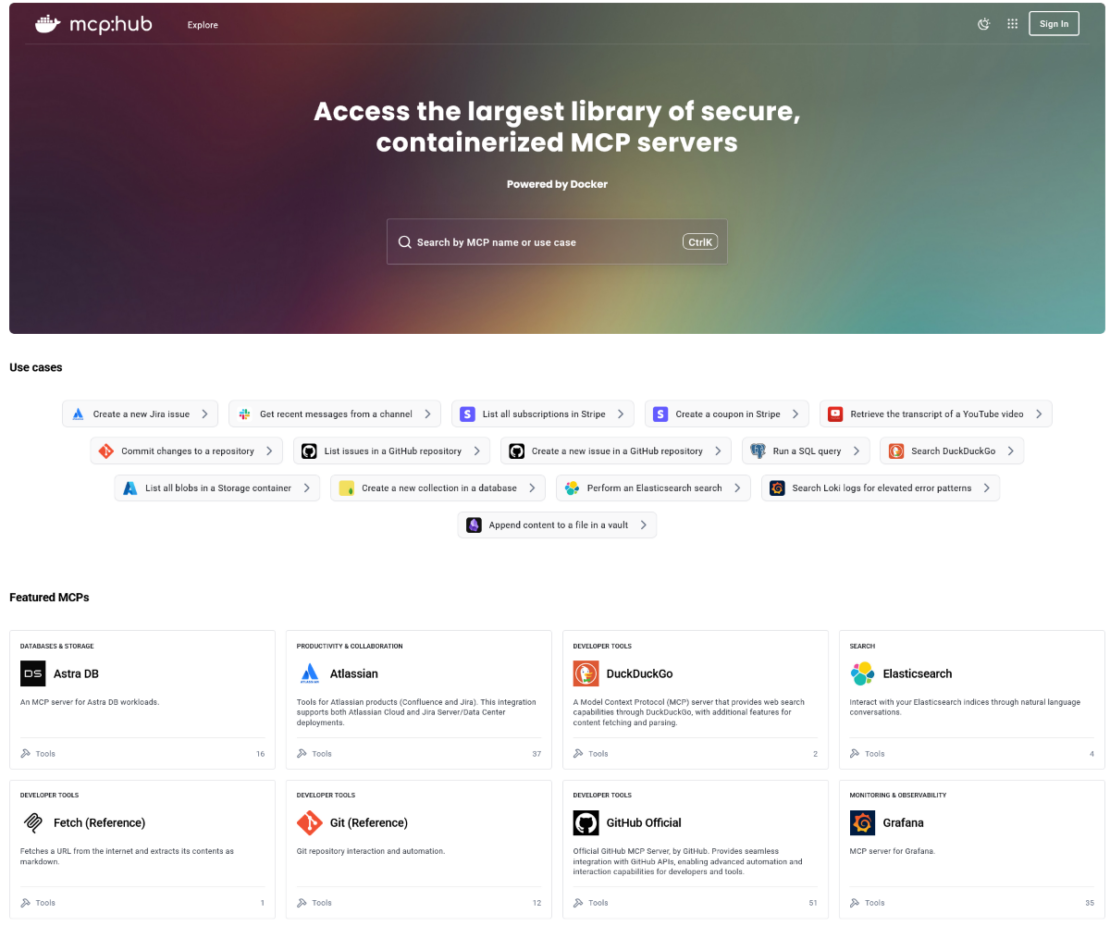 16 56 08 Docker MCP Marketplaceのスクリーンショット2025 06 26